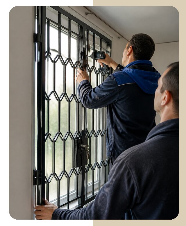 Установка распашных решеток в Изобильном цена от 6752 р. | ДвериЛегко-Збл