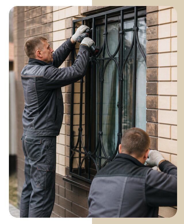 Установка решеток в дом в Изобильном по цене от 3636 р. | ДвериЛегко-Збл